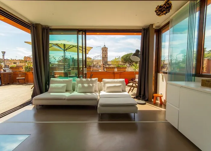 Pelliccia 11 Trastevere Penthouse דירה