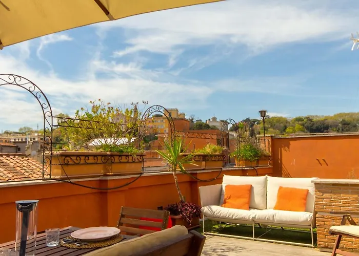 Pelliccia 11 Trastevere Penthouse דירה רומא