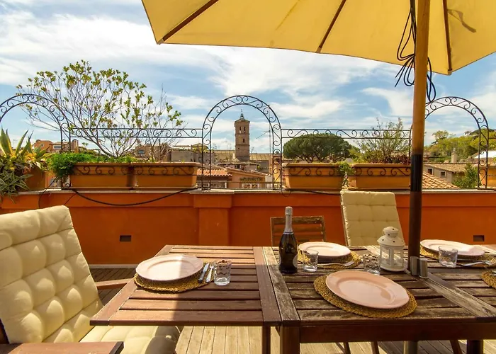 דירה Pelliccia 11 Trastevere Penthouse רומא